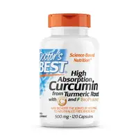 Натуральная добавка Doctor's Best Curcumin C3 Complex 500 mg, 120 капсул