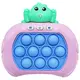 Электронная приставка Pop It консоль Quick Push Puzzle Game Fast 01-06-06(Violet) антистресс