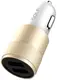 Автомобильное зарядное устройство GOLF GF-C13 Car charger 2USB 2.1A Gold