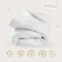Одеяло в кроватку Comfort ТM PAPAELLA 100х135 см зигзаг/білий