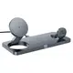 Зарядка Qi HOCO Outstanding 3-in-1 desktop folding magnetic wireless fast charger CQ22 |15W|