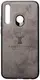 Чехол-накладка TOTO Deer Shell With Leather Effect Case Huawei P Smart+ 2019 Grey