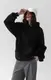 Худи однотонный женский oversized GBI утепленный Черный р L/XL 13417-ж