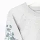 Стильний костюм для дівчинки з вишивкою weaving flowers