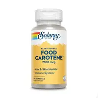 Витамины и минералы Solaray Food Carotene 7500 mcg 50 капсул