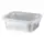 Контейнер харчовий прямокутний Bergner Go Lovers BG-36311-GY 1.25 л сріблястий