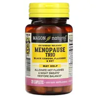 Натуральная добавка Mason Natural Menopause Trio, 30 каплет