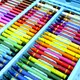 Набор для рисования Lesko Super Mega Art Set 168 предметов Blue Карандаши Краски Мелки Бумага Футляр