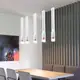 Люстра светодиодная подвесная LED светильник для квартиры на потолок лэд 26578 Белый 50-170х10х10 см.