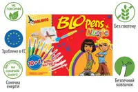 Повітряні фломастери аерографи змінюють колір MALINOS BLOpens Magic 10 8+2+1 шт