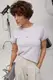 Однотонна приталена футболка з написом Everything - лавандовий цвет, ONE SIZE