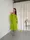 Платье FLS1581 Оливковое Oversize S-L