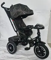 Трехколесный велосипед Turbotrike М 5448HANS-20G 
черно-золотой