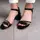 Женские босоножки Fashion Gex 2816 38 размер 24,5 см Черный