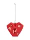 Елочная игрушка Alessi Le Palle Quadrate Amore al Cubo 7,5х3,5х6,5 см