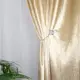 Ткань портьерная однотонная Бархат Roma V-10597 беж