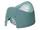 Горщик TEGGI turquoise-white