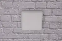 Сучасний квадратний світильник стельовий LED для кімнати кухні ванної 25091 Білий 3х14х14 см.