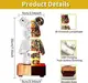 Светодиодный Медведь 3D Фейерверк Ночник Разноцветный Bearbrick