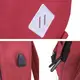 Рюкзак Женский Lesko LP1931-2 Red комплект 3 в 1 сумка и кошелек c USB зарядкой