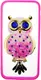 Чехол-накладка TOTO TPU Case Decorative Stones iPhone 7/8/SE 2020 Owl Pink
