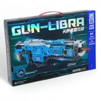 Уценка. Конструктор Космічний бластер Gun-Libra 449 деталей - деформація упаковка