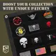 Набор шевронов 2 шт Zombie Outbreak Response Team 8 см, вышитый патч нашивка шеврон