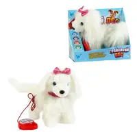 Інтерактивна іграшка Грайливий пес WToys, ходить, гавкає, танцює. White (144638)