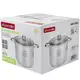 Кастрюля с крышкой Kamille KM-5401 4.5 л 20 см серебристая