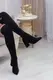 Ботфорты женские Fashion Boonie 2526 38 размер 24 см Черный