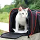 Сумка переноска для кошек и собак 78x47x29 см CosmoPet CP-05 (L) Black-Red