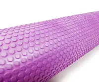 Масажний ролик EasyFit Foam Roller 90 см Фіолетовий