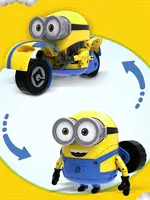 Трансформер-мотоцикл Міньйон Боб. Трансформер Mignon Bob. Іграшка двоокий міньйон