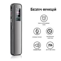 Професійний цифровий диктофон Savetek GS-R60, 64 Гб пам'яті (ТОВАР З ЦАРАПИНОЮ)