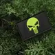 Набор шевронов 2 шт с липучкой PUNISHER Череп Карателя зеленый 5х8 см вышитый патч нашивка шеврон Каратель
