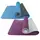 Коврик спортивный Toorx Yoga Professional TPE 183 х 60 х 0,6 см для йоги и фитнеса Burgundi/Perla (MAT-184)
