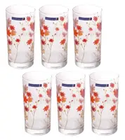 Набор высоких стаканов 6 шт 270 мл Country Flower Luminarc G1958