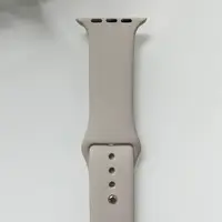 Силіконовий ремінець для розумного годинника Smart Watch 38/40 (Світло-сірий)