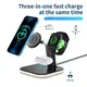 Зарядка Qi 3in1 LED Magnetic wireless charger JYD-WC101 |15W Max|