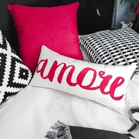 Подушка для дивана бархатная Amore 50x24 см (52BP_21L006)