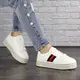 Женские стильные кеды на платформе Fashion Roshe 1157 38 размер 23,5 см Белый