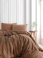 Постільна Білизна Варена Бавовна Limaso Standart Cinnamon Stix 200x220см Євро 200х220см