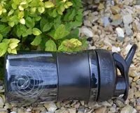 Шейкер спортивний (пляшка) BlenderBottle SportMixer Flip 20oz/590ml Black
