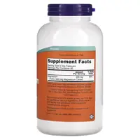 Витамины и минералы NOW Magnesium Citrate, 240 вегакапсул