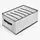 Коробка-органайзер для хранения белья 6отд 44*25*20см 4425206J-WHITE