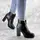 Ботильоны женские Fashion Thunder 2412 39 размер 25 см Черный