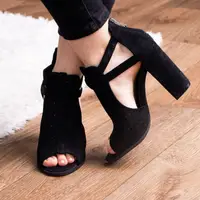 Жіночі босоніжки Fashion Bruno 2872 38 розмір 24,5 см Чорний