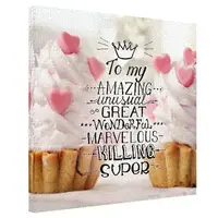 Картина на холсте To my amazing... 50х50 см (H5050_16L018)
