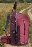 Туристический рюкзак Crivit бордовый на 25л