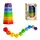 Пирамидка Lucky Star, 10 элементов и шарик. Multicolor (129124)